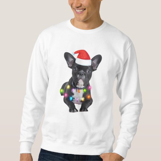 frenchies kerstcadeau voor bulldog liefhebbers trui (Voorkant)