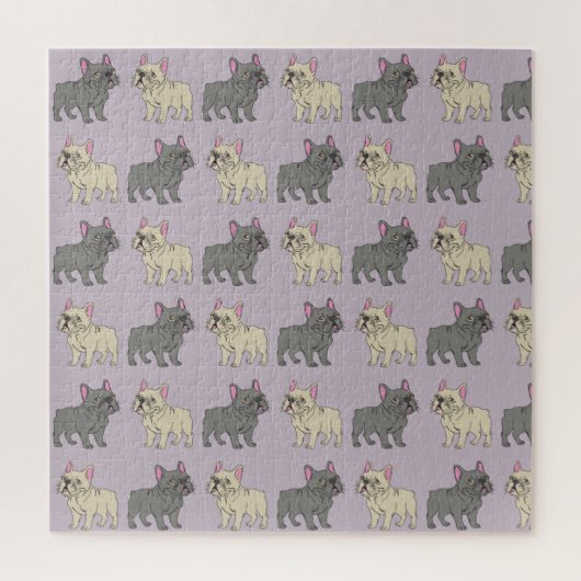 Frenchies, Purple Legpuzzel (Verticaal)