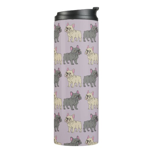 Frenchies, Purple Thermosbeker (Gedraaid links)