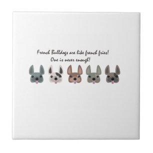 Frenchies zijn een soort frans collectie tegeltje