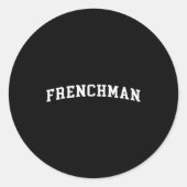 Frenchman  ronde sticker (Voorkant)