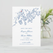 French's Point Stockton Springs Maine Bruiloft Save The Date (Staand voorkant)