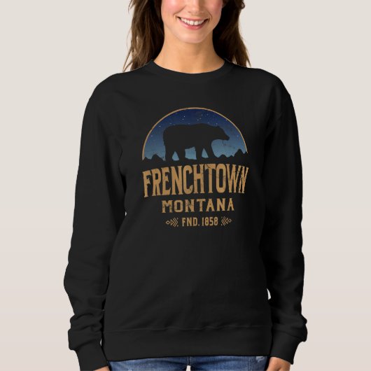 Frenchtown Montana MT Big Sky Country Bear & Mount Trui (Voorkant)