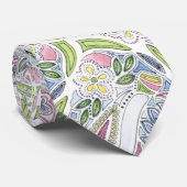 Frenchy Paisley Print van Heather French Henry Stropdas (Opgerold)