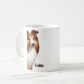 Frendily Collie Dog Koffiemok (Voorkant links)
