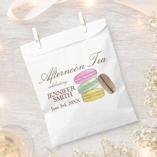 Frenh Macarons Wedding Shower vanmiddag Tea Bedankzakje (Geknipt)