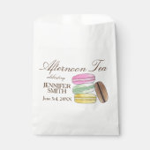 Frenh Macarons Wedding Shower vanmiddag Tea Bedankzakje (Voorkant)