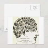 Frenologie Briefkaart (Voorkant / Achterkant)