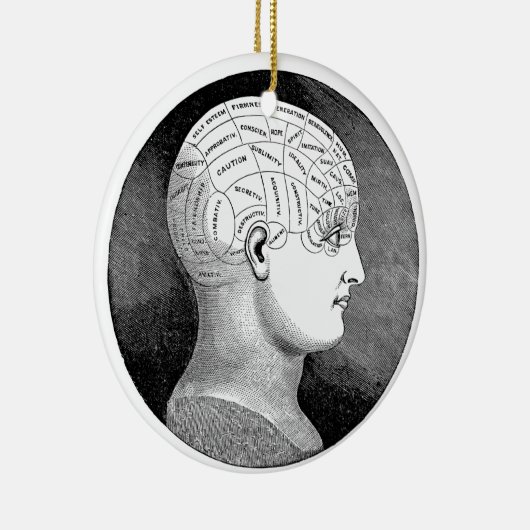 Frenologie Keramisch Ornament (Rechts)