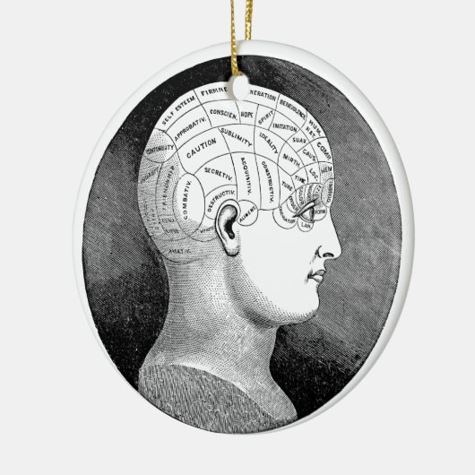 Frenologie Keramisch Ornament (Links)