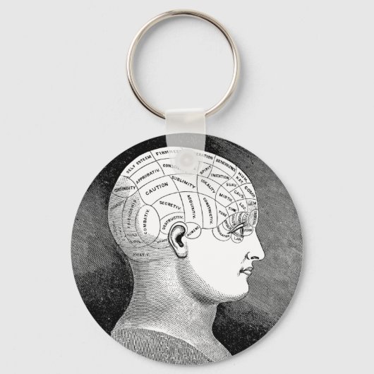 Frenologie Sleutelhanger (Voorkant)