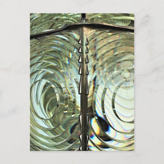 Frensel Lens, Cape Blanco Lighthouse, oregon Coast Briefkaart (Voorkant)