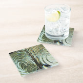 Frensel Lens, Cape Blanco Lighthouse, oregon Coast Glazen Onderzetter (Schuin)