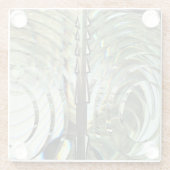 Frensel Lens, Cape Blanco Lighthouse, oregon Coast Glazen Onderzetter (Achterkant)