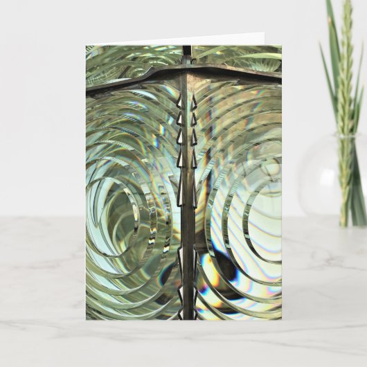 Frensel Lens, Cape Blanco Lighthouse, oregon Coast Kaart (Voorkant)