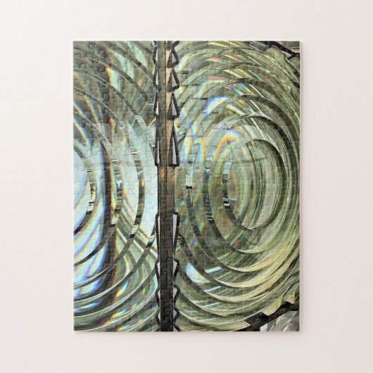 Frensel Lens, Vuurtoren Cape Blanco, Oregon Coast Legpuzzel (Verticaal)