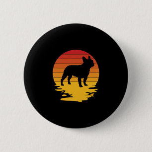 Frenshie Frans Bulldog Frans Puppy Hond Ronde Button 5,7 Cm