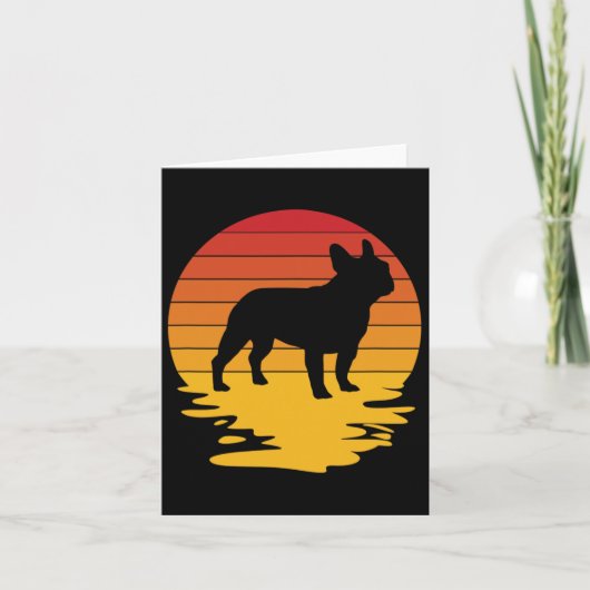 Frenshie Frensh Bulldog Franse puppyhond  Kaart (Voorkant)