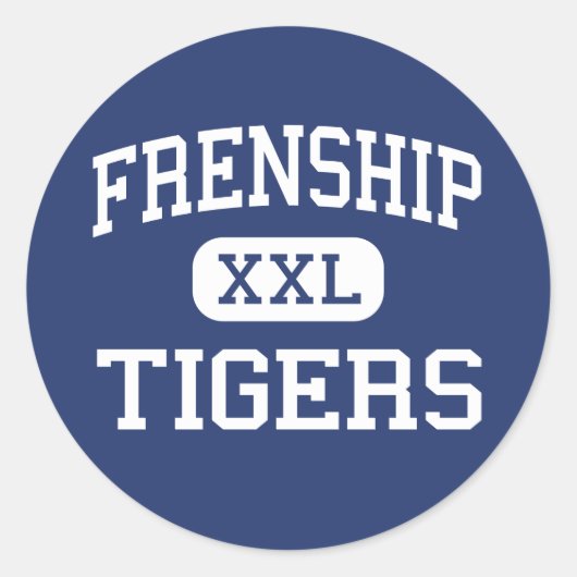 Frenship - Tijgers - Junior - Wolfforth Nederland Ronde Sticker (Voorkant)