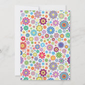 Frenzied Foto Birthday Party Invitation Kaart (Achterkant)