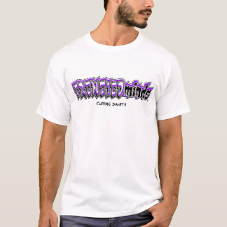 FRENZIEDgeest vooraan in PAARS, CRAZY achteraan! T-shirt