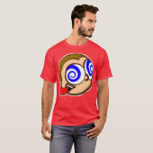 FRENZIEDminds T-shirt featuring CRAZY! (Voorkant volledig)