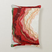 Frequency Abstract Christmas Festive Sovereignty Accent Kussen (Achterkant (Verticaal))