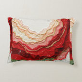 Frequency Abstract Christmas Festive Sovereignty Accent Kussen (Achterkant)