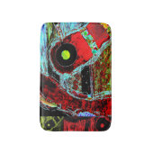 Frequency Serpent – Abstract Energy Compact Mirror Badmat (Voorkant Verticaal)