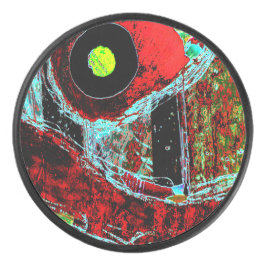 Frequency Serpent – Abstract Energy Compact Mirror Hockey Puck
