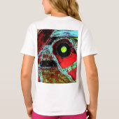 Frequency Serpent – Abstract Energy Compact Mirror T-shirt (Achterkant)
