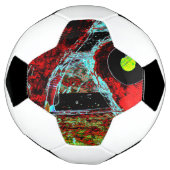 Frequency Serpent – Abstract Energy Compact Mirror Voetbal (Gedraaid)