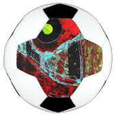 Frequency Serpent – Abstract Energy Compact Mirror Voetbal (Voorkant)