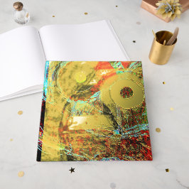 Frequency Serpent Abstract Energy Foil Guest Book Gastenboek