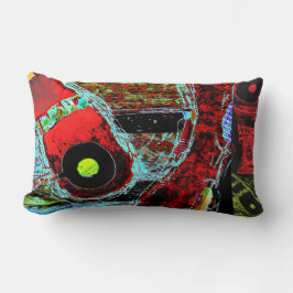 Frequency Serpent –  Abstract Energy Throw Pillow Kussen