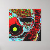 Frequency Serpent Abstract Stretched Canvas Print (Voorkant)