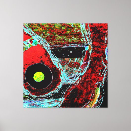 Frequency Serpent  Abstract Stretched Canvas Print (Voorkant)