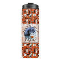 Frequent Flyer Halloween Heks Riding Broomstick