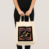 Frequent flyer heks een grappige Halloween nemen Tote Bag (Voorkant (product))