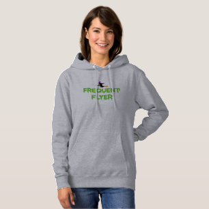 Frequent Flyer (Heks) Groene Versie  Hoodie