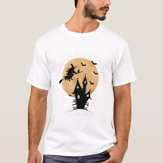 Frequent Flyer Heksen Halloween T-shirt Perfect (Voorkant)