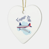 Frequent Flyer Keramisch Ornament (Links)