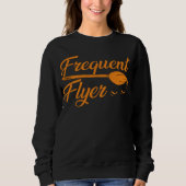 Frequent Flyer Witch Halloween T-Shirt (Voorkant)