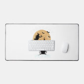 Frequent Flyer Witch Halloween T-shirt Perfect Bureaumat (Keyboard & Muis)