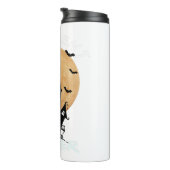 Frequent Flyer Witch Halloween T-shirt Perfect Thermosbeker (Geroteerd rechts)