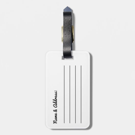 Frequent Miler Bagage Label (Achterkant verticaal)