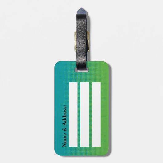 Frequent Miler Bagagelabel (Achterkant verticaal)