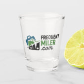 Frequent Miler Shot Glas (Voorkant)