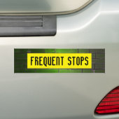 FREQUENT STOPS-bumpersticker Bumpersticker (Op auto)