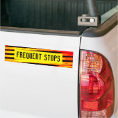 FREQUENT STOPS-bumpersticker Bumpersticker (Op Truck)